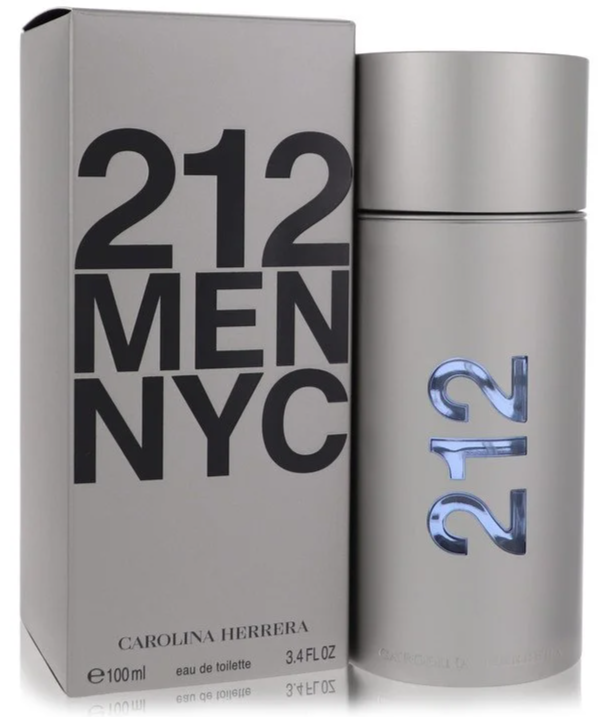 212 Cologne By Carolina Herrera for Men 3.4 Oz EDT Spray (New Packaging)