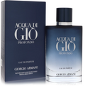 Acqua Di Gio Profondo Cologne By Giorgio Armani for Men 3.3 Oz ED Parfum Spray