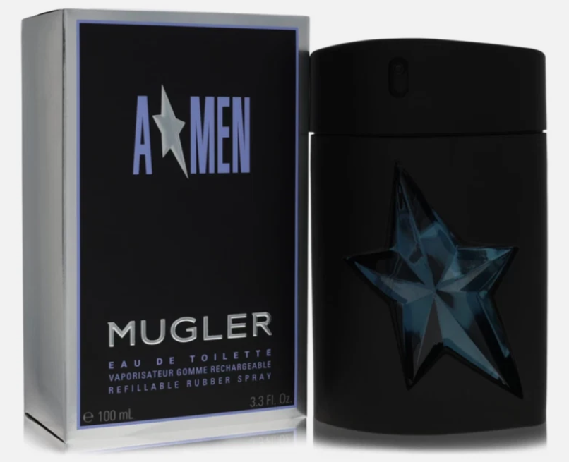 Angel Cologne By Thierry Mugler for Men 3.4 Oz Eau De Toilette Spray Refillable