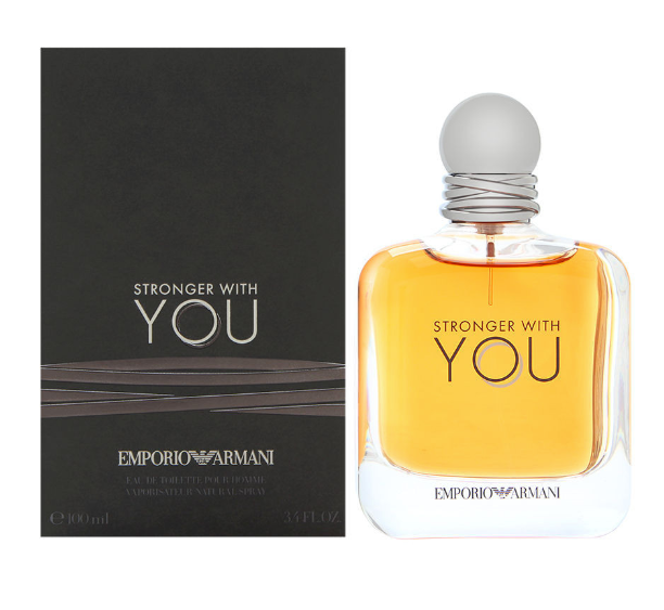 ARMANI EMPORIO STRONGER WITH YOU 3.4 EAU DE TOILETTE SPRAY FOR MEN