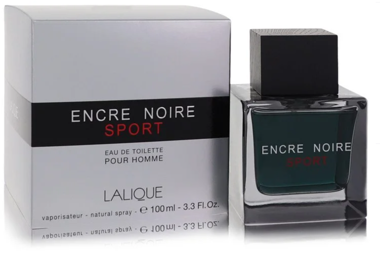 Lalique Encre Noire Sport Cologne By Lalique for Men 3.3 Oz EDT Spray