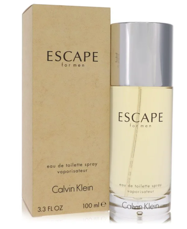 Escape Cologne By Calvin Klein for Men 3.4 Oz Eau De Toilette Spray