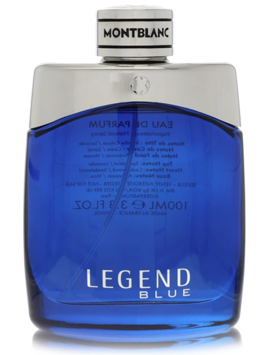 Montblanc Legend Blue Cologne By Mont Blanc for Men 3.3 Oz Eau De Parfum Spray