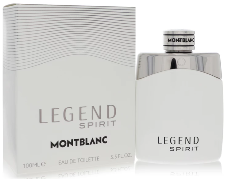 Montblanc Legend Spirit Cologne By Mont Blanc for Men 3.3 Oz EDT Spray