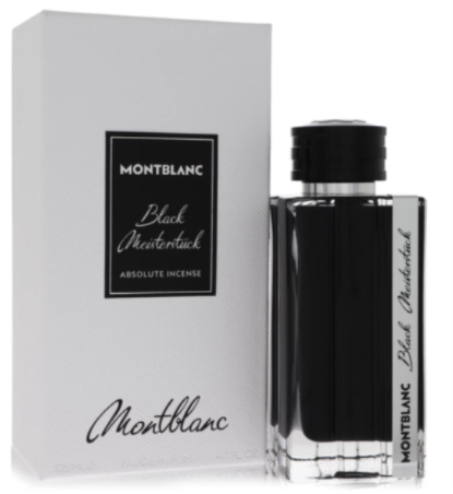 Montblanc Black Meisterstuck Absolute Incense Cologne 4.2 Oz Eau De Parfum Spray