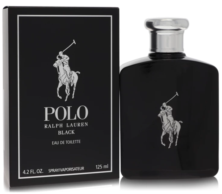 Polo Black Cologne By Ralph Lauren for Men 4.2 Oz Eau De Toilette Spray
