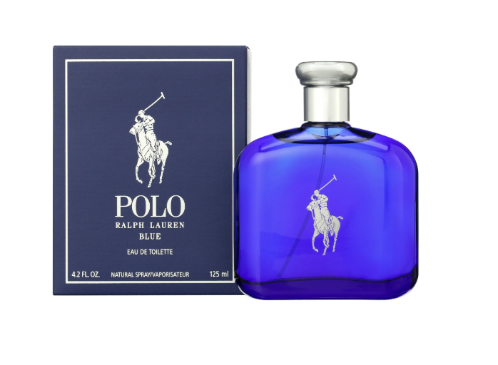 Polo Blue Cologne By Ralph Lauren for Men 4.2 Oz Eau De Toilette Spray 100%