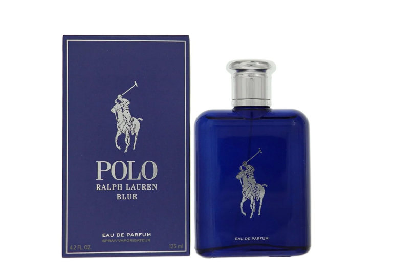 Polo Blue Cologne By Ralph Lauren for Men 4.2 Oz Eau De Parfum Spray 100%