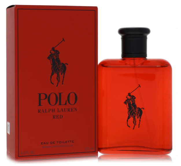 Polo Red Cologne By Ralph Lauren for Men 4.2 Oz Eau De Toilette Spray 100%