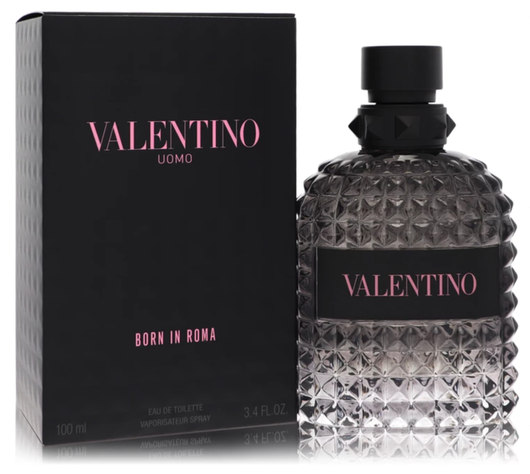 Valentino Uomo Born In Roma Cologne By Valentino for Men 3.4 Oz EDT Spray 100%